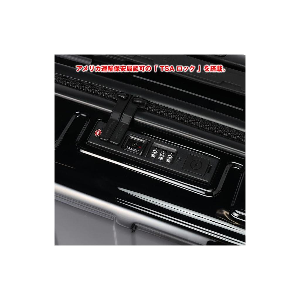 [Briefing] H-34F Approx. 34 L 2-3 Nights Carry-on Size TAS Lock Caster Lock (Polycarbonate, NAVY)