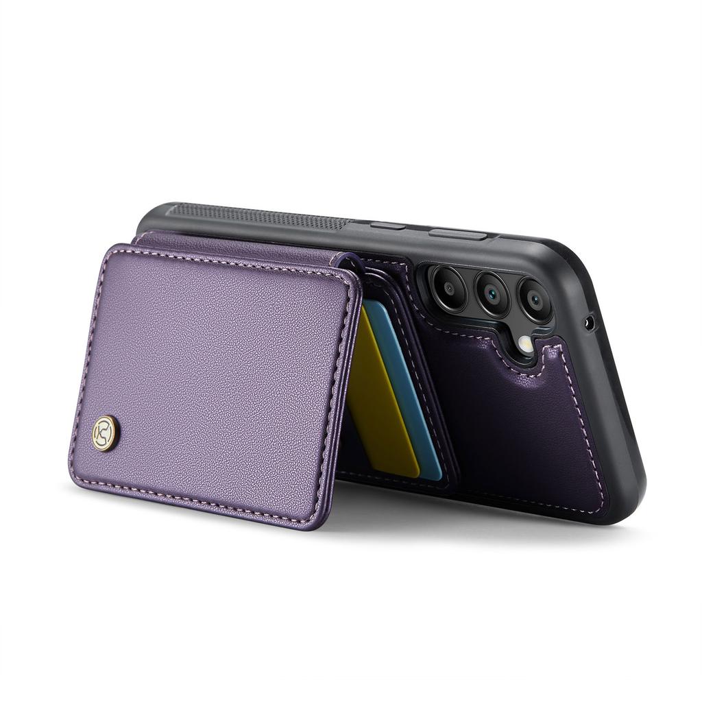 JEEHOOD J05 Чехол для Samsung Galaxy A55 5G Кожаный чехол для мобильного телефона со съемным магнитным карманом для карт