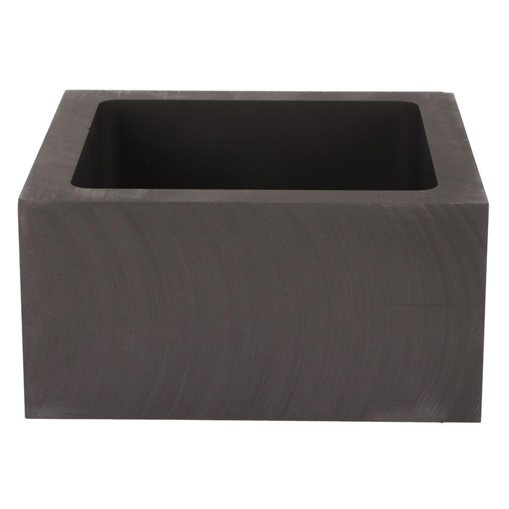 Ingot Mold Fused Gold 141.1 Oz High Purity Corrosion Resistant External 100*100*50MM Inner