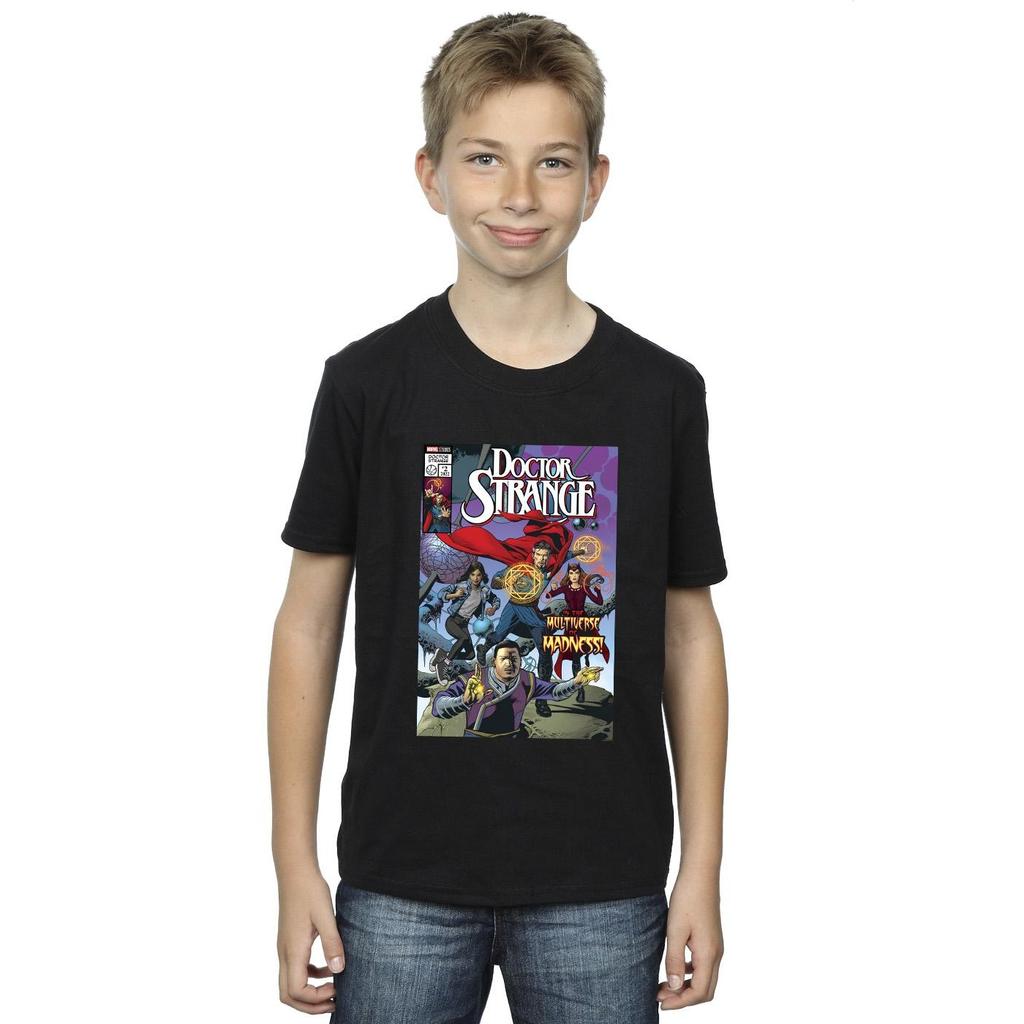 Marvel Boys Doctor Strange Comic Circles T-Shirt