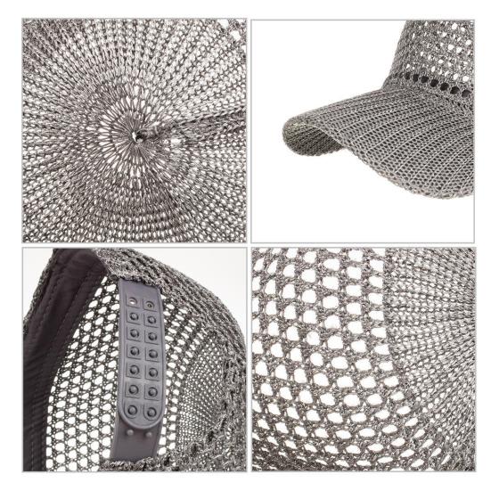 Летняя сетчатая бейсболка для мужчин и женщин с изогнутым козырьком