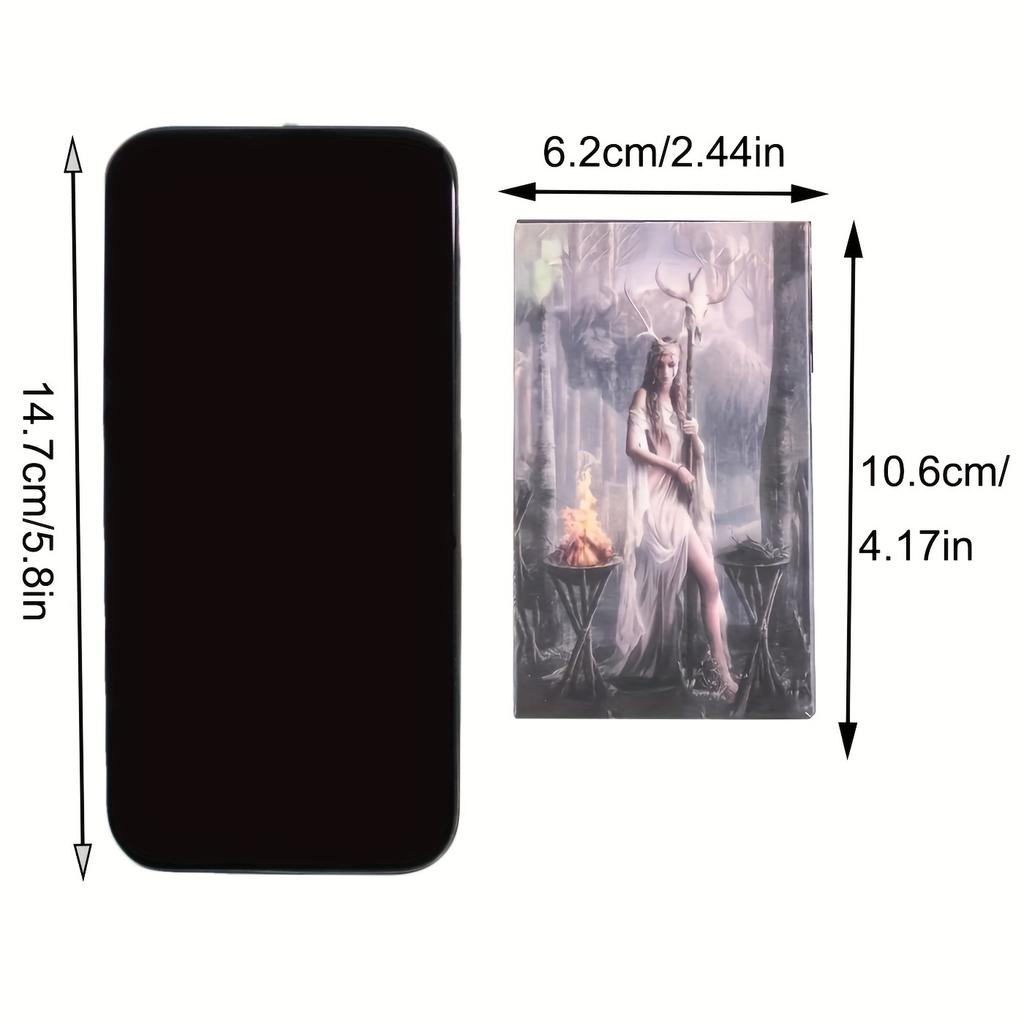 80 карт Таро Руническое Таро Полная английская колода Настольная игра Семейная вечеринка Бумажная карточная игра Интерактивная Fo