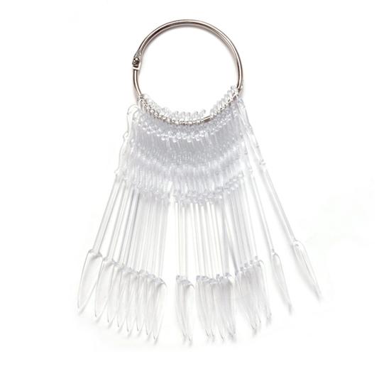 24 шт./компл. веерная карта для ногтей, хорошая пластичность, наращивание ногтей, легкие, нежные, накладные ногти, украшенные художественные насадки, таблица отображения для красоты