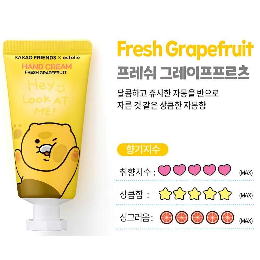 Kakao Friends X ESFOLIO Look At Me Набор кремов для рук 5 видов Подарочный набор Увлажняющий набор для ухода за руками