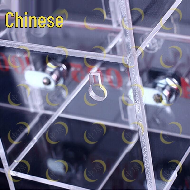 Transparent Acrylic 12-Door Storage Locker