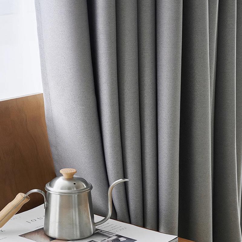 Утолщенные льняные шторы блэкаут - Роскошная защита от солнца, Безударная установка для гостиной