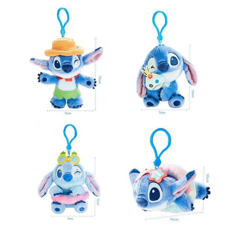 Плюшевый брелок Stitch с летним дизайном для детей и коллекционеров