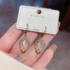 1Pair Retro Light Luxury Drip Glaze Love Earrings For Women Girls Temperament Simple Sweet Romantic Earrings Jewelry Gifts