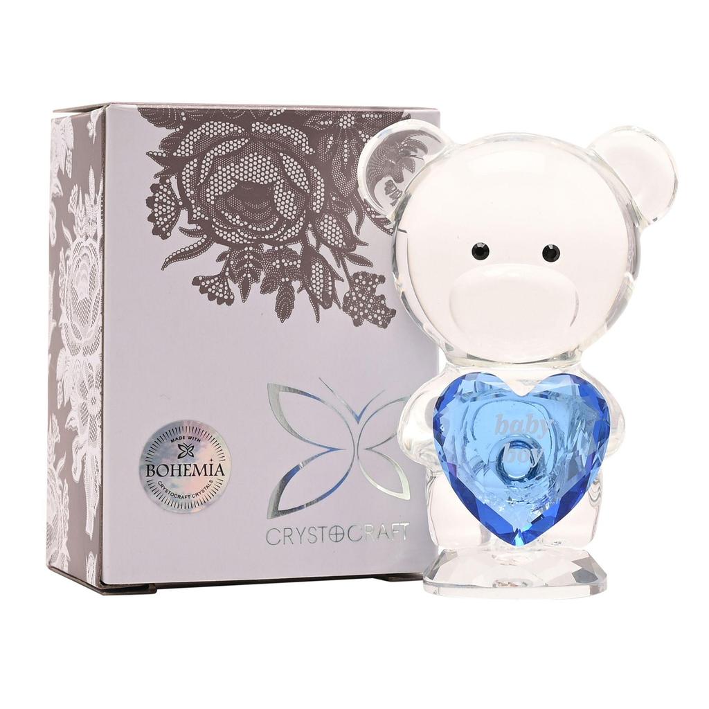 Crystocraft Crystal Bear - Baby Boy