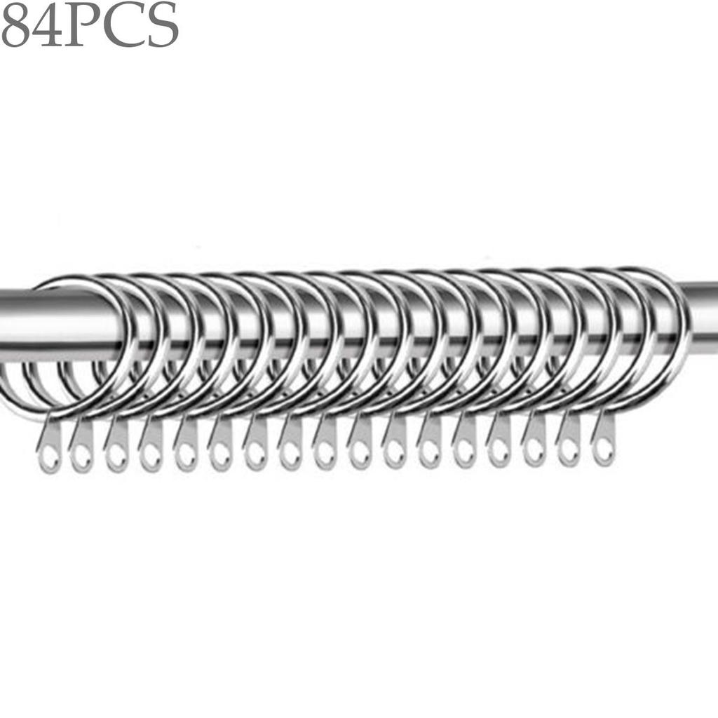 Металлические Бесшумные Сверхпрочные Кольца-крючки для Штор Римские Кольца для Карнизов