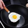 1 шт. Нержавеющая стальная лопатка для готовки с деревянной ручкой, лопатка для приготовления стейков, лопатка для блинов и пиццы, инструменты для барбекю, кухонная утварь