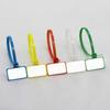Plastic Label Markers Mesh Wire Marker Tag Labels Cable Tag Cable Ties Colorful Tag Nylon Ties