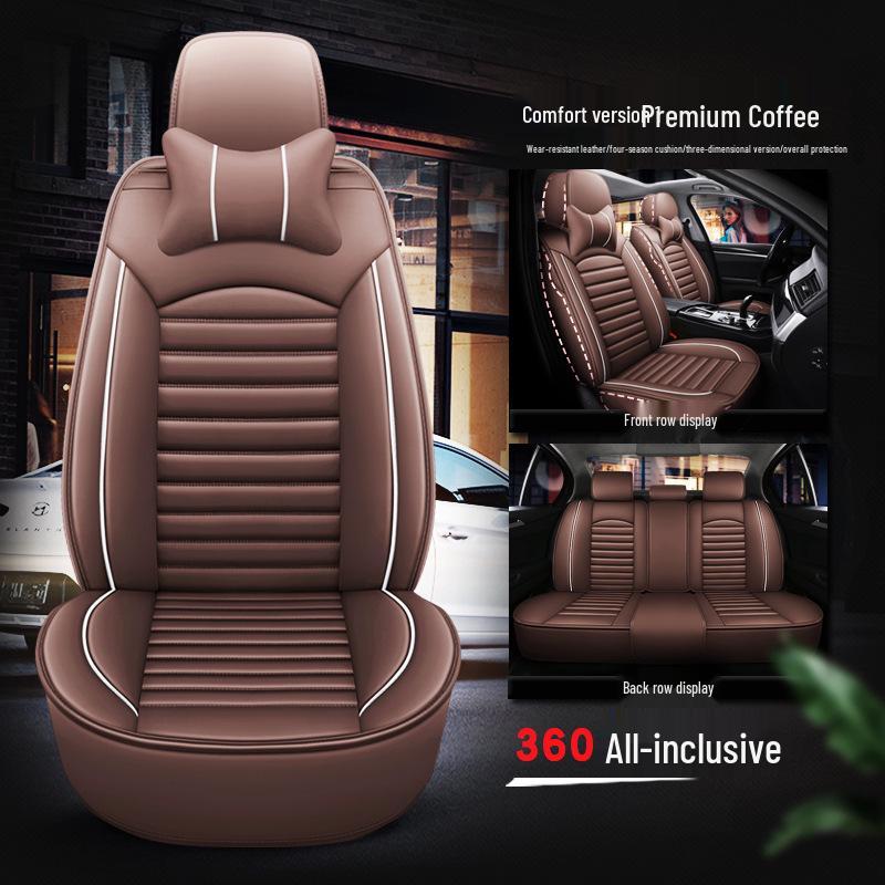 A1 Full Leather Car Seat Cushion - Universal Sport Design