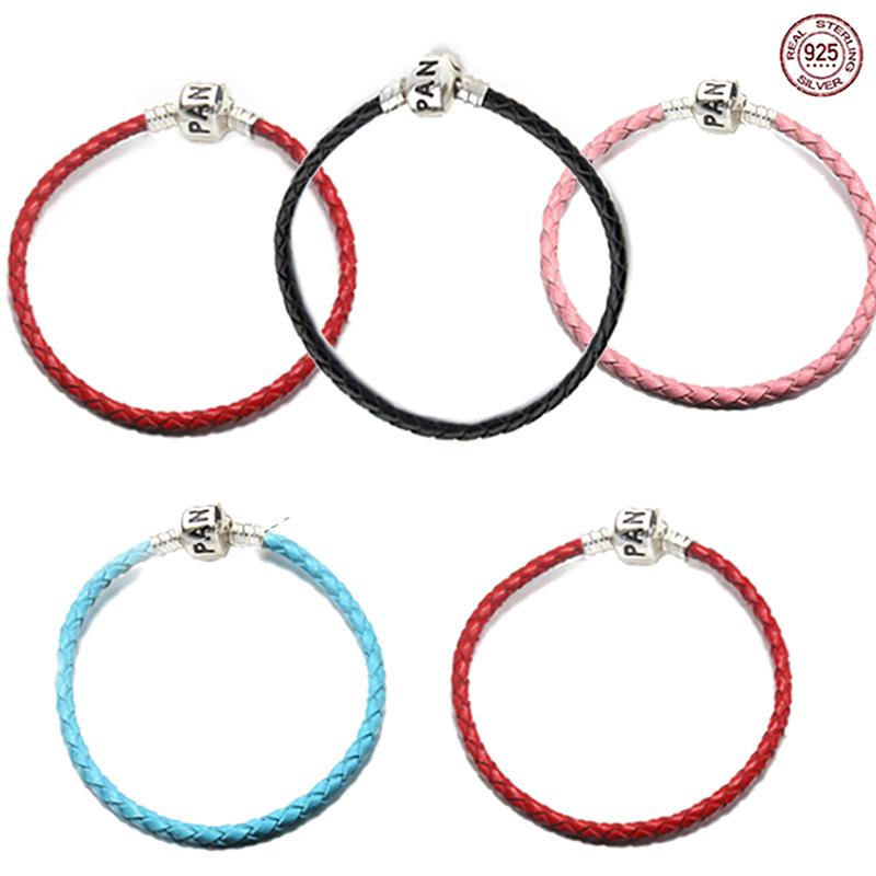 Sale 925 Sterling Silver Fashion Lucky Rope Fit Original Design DIY Women's Charm Jewelry