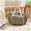 Fashion Multi-Pocket Newborn Baby Care Diaper Bag Waterproof Large Capacity Mummy Shoulder Bag Stroller Diaper Storage