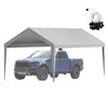 Carport Replacement Canopy Cover 6100 x 3040 mm Garage Top Tent Shelter Tarp Heavy-Duty Waterproof & UV Protected, Easy Installation with Ball