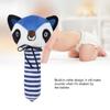 Cute Animal Baby Hand Bell Rattle Stick Infant Newborn Children Funny Plush ToysBlue