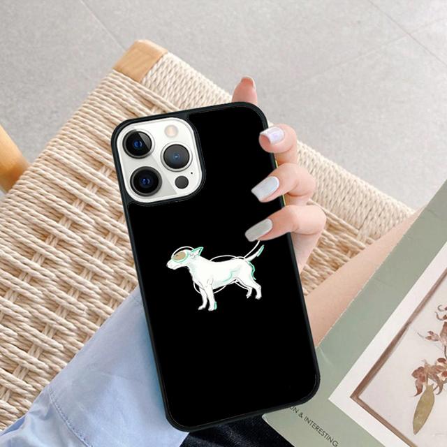 Bull Terrier Dog Puppies Funny Phone Case For iPhone 16 15 14 plus XR XS 11 12 13 Pro max Bumper Shell Cover coque