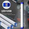 Led Lamp Bulb Glass Tube 30w/60w/80w Portable USB Rechargeable Emergency Light Outdoor Lighting Camping Lamp Powerful Spotlight