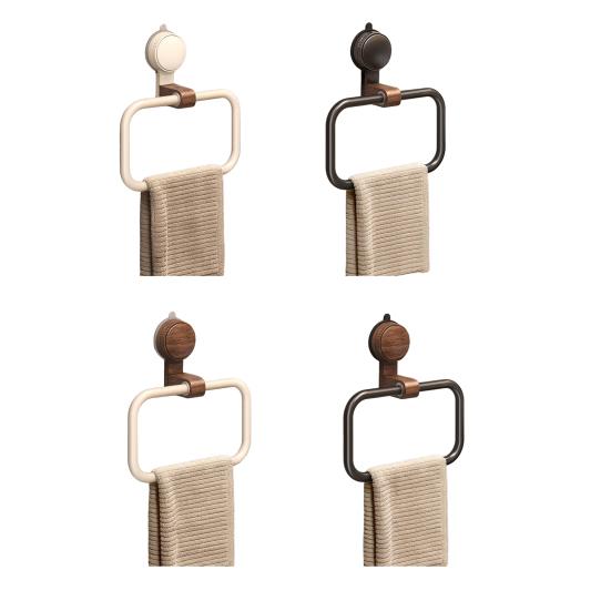 Подвесная вешалка для полотенец с присоской, прочная, несущая, простая установка, настенное крепление для ванной комнаты, держатель для полотенец для рук