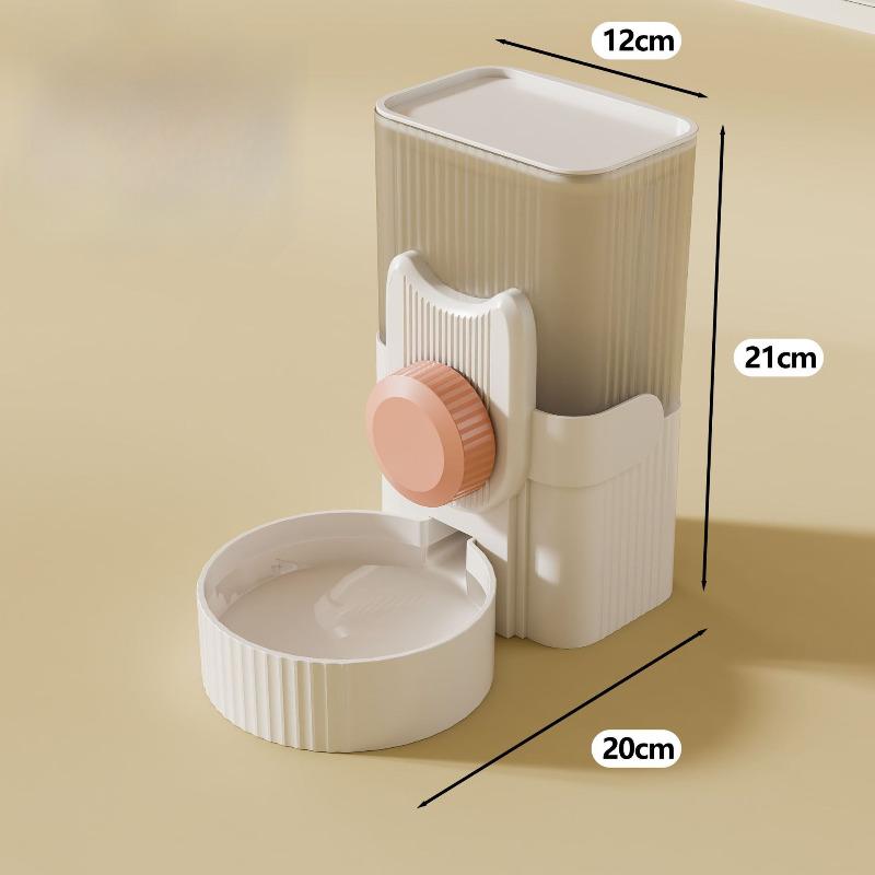 2026 New Hanging Gravity Flow Pet Water Dispenser 1000ML Automatic Drinking Bottle for Cats Rabbits Hamsters Cage Accessories KTY