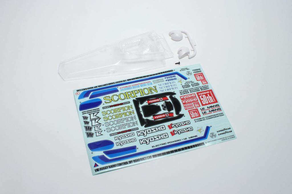 Набор прозрачных кузовов Kyosho (Скорпион 2014) SCB001B