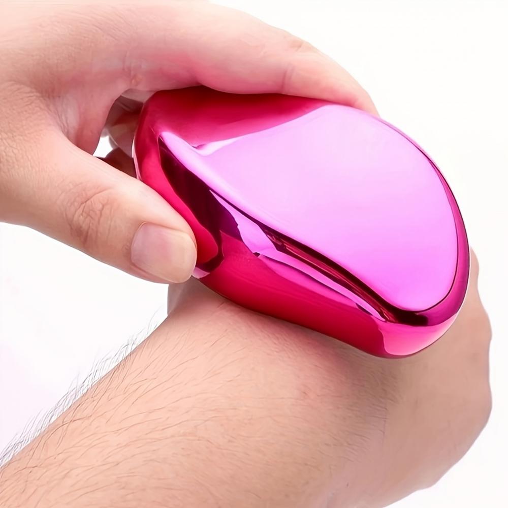 Painless Hair Removal Stick - Waterproof, Fragrance-free Exfoliating Tool for Smooth Skin On Arms, Legs, and Back with a Textured Grip