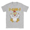 Мужская футболка F-Caw-F-Chicken Новинка Чистый хлопок Футболка с круглым вырезом Короткий рукав Подарочные Топы
