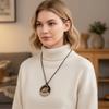 Ethnic Sweater Chain Boho Necklace Gifts Clothing Pendant  Party Decors