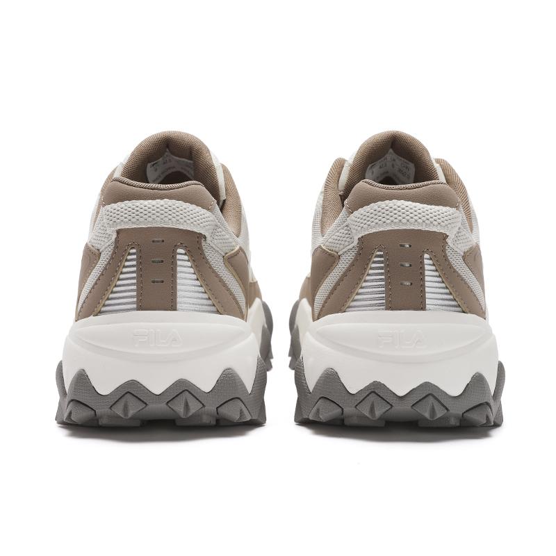 Fila Oakmont 2S Модные Ретро Тренд Универсальные Повседневные Спортивные Удобные Низкие Кроссовки Папины Кроссовки Мужские кроссовки Белый Коричневый F12M522120FMP