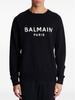 Унисекс свитшот Balmain с круглым вырезом - Осень/Зима 25 с принтом, с длинным рукавом, свободный топ