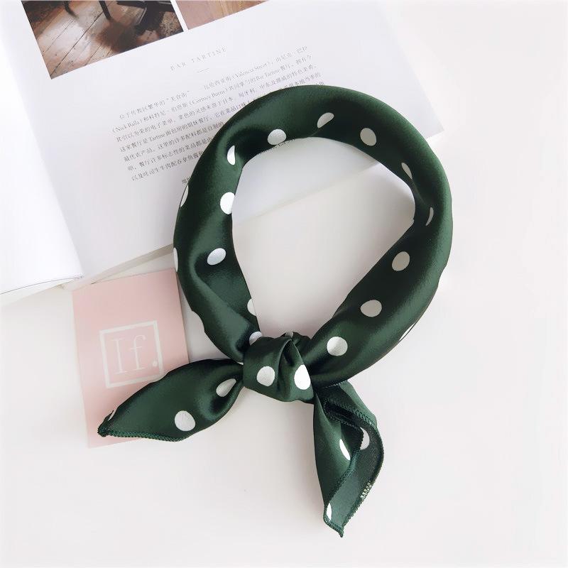 50 Spring/Summer New Small Scarf Small Square Scarf Women'S Professional Decoration Printed Professional Fashion Scarf