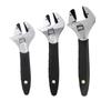 LiTuiLi Ratchet Wrench 8" 10" Adjustable Monkey Wrench with Non-Slip Handle Plumbing Bathroom Pipe Wrench Spanner Tool