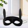2 Pcs Party Masque Black DIY Retro Party Masque Breathable Half