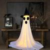 Glowing Ghost Figure Ornament Halloween Decoration 120cm High For Porch Front Yard Garden Display Indoor and Outdoor