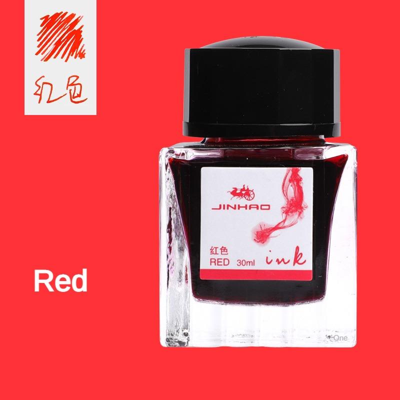 JINHAO 50ml/30ml Various Color Ink Glass Bottled Ink Fountain Pen Ink Refill Cartridge School Writing Office Supplies Stationery