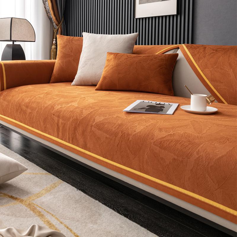 Минималистичная подушка для дивана, универсальная круглый год, легкая роскошь, противоскользящая подушка для сиденья, новый высококачественный чехол для дивана, тканевый чехол и полотенце