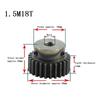 1 шт. Прямая шестерня 1,5M 15T/16T/18T Углеродистая сталь 45# Высокочастотная закалка Зубчатое колесо Диаметр отверстия 5/6/6,35/7/8/10/12 мм