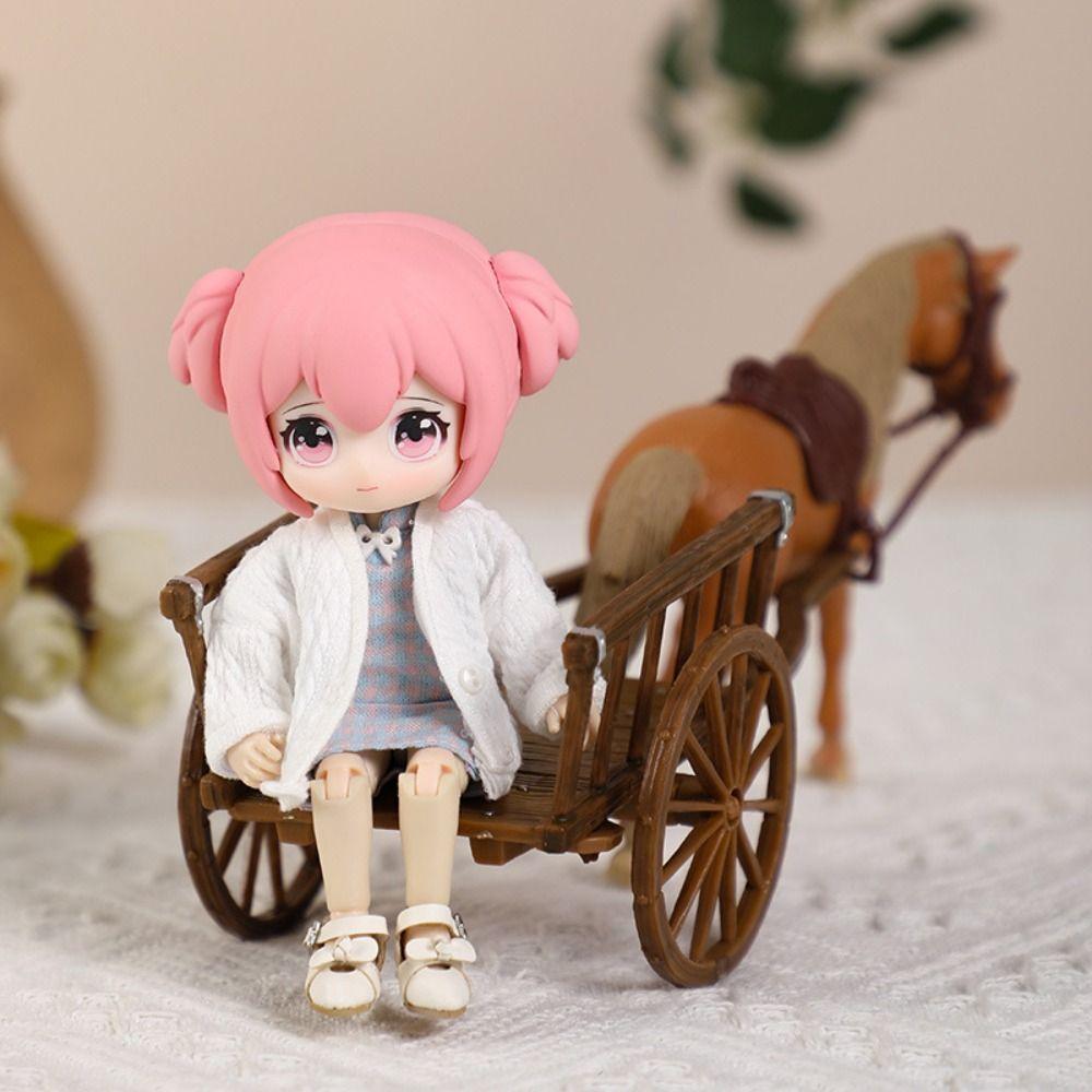 Вязаное пальто для куклы своими руками 8 стилей Зимние теплые топы Новая кукольная одежда 1/11 1/12 куклы OB11