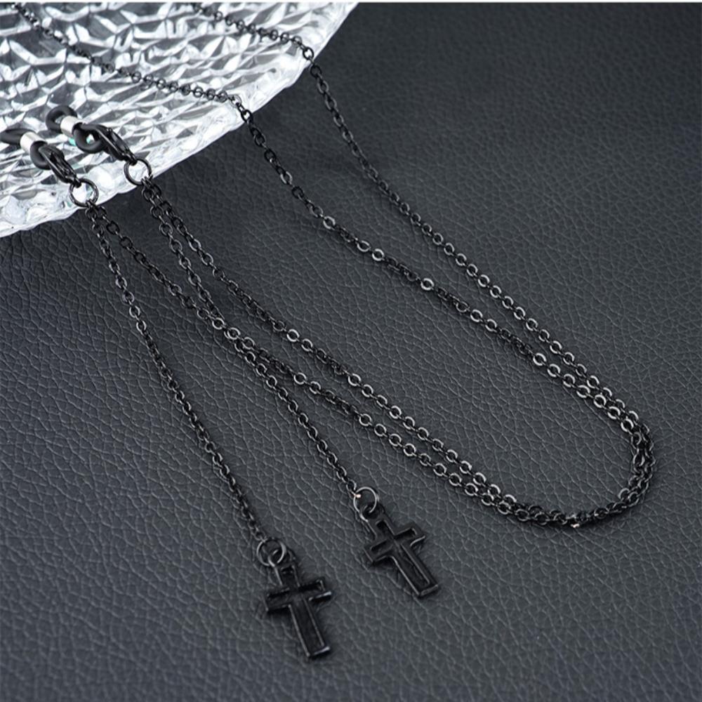 Spectacles Neckline Glasses Chain Cross Sunglasses Chain New Cross Pendant Glasses Chain Men