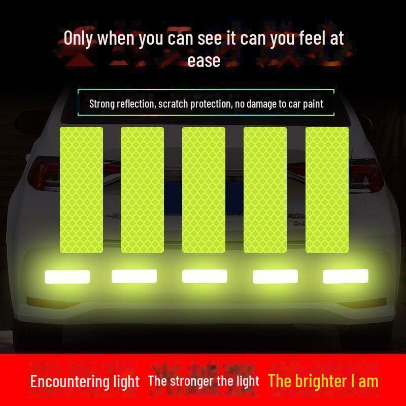 Светоотражающие наклейки для автомобилей, мотоциклов, электромобилей, велосипедов, шлемов и многого другого. Подчеркните свою поездку с помощью этих стильных наклеек!