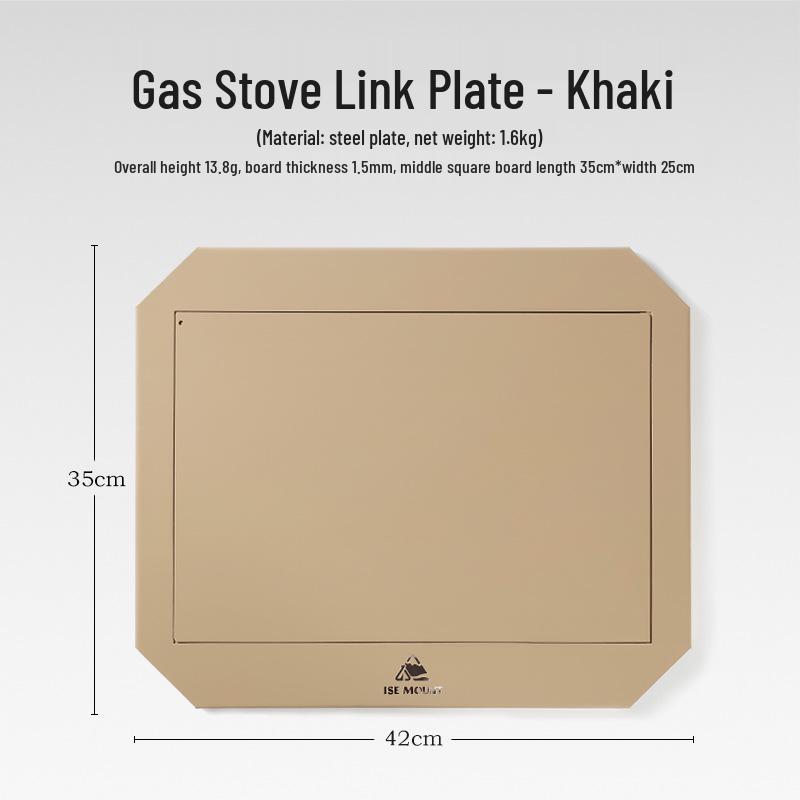 Outdoor Tabletop BBQ Connector Plate for Camping Tables