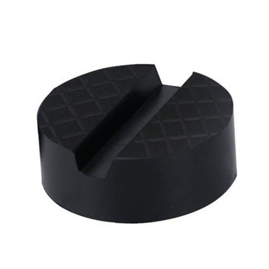 Rail Floor Anti-Slip Slotted Frame Auto Car Jack Rubber Disk Pad for Pinch