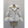 Winter New Women's Imitation Fox Hair Padded Casual Coat Loose High Quality Imitation Coat