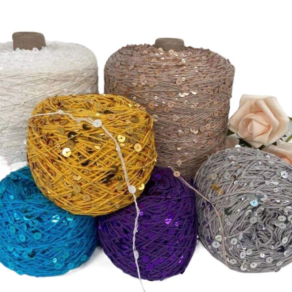 Garment Accessories DIY Craft Knitting Wool Thread Knitting Yarn Sequin Yarn Garment Accessories