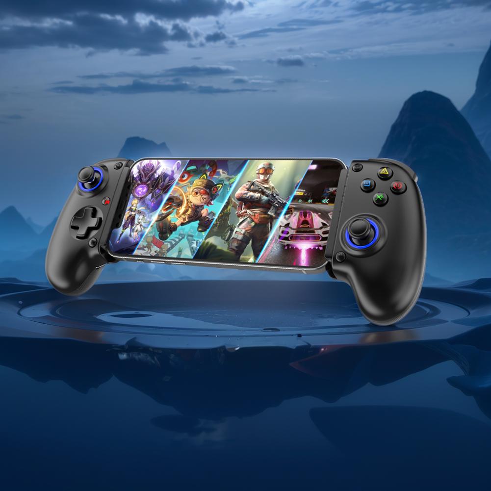 Телескопический геймпад для сотового телефона с охладителем, совместимый с Bluetooth, 5.2, двойная вибрация, поддержка потоковой передачи на PS3/PS4/NS Switch/Xbox/PC
