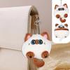 Cartoon Cat Dog Plush Toy Stuffed Kitten Puppy Animal Plushie Doll DIY Keychain Pendant Decoration Backpack Ornament Birthday Gift