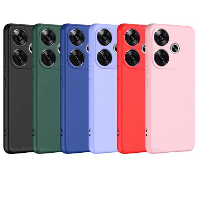 Чехол Poco F6 PocoF6 Pro, жидкий силиконовый чехол для телефона Xiaomi Poco F6 Poco F 6 F6Pro PocoF6 Pro, мягкий чехол, аксессуары