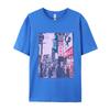 Японская ретро эстетика Токио Мода Топы Рубашки Осень Camisa Премиум Хлопок Унисекс Футболка Приталенный крой