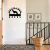 1pc 11in German Shepherd Standing Time For A Walk Key Rack Dog Leash Hanger Wall Hook Bathroom Accessories Hallway Wall Sticker